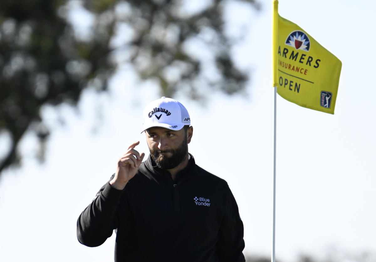 Farmers Insurance Open Jon Rahm uses massive late surge to make the cut at Torrey Pines