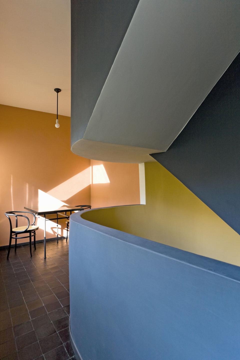 Colour blocking by Le Corbusier and Pierre Jeanneret at the Weissenhof Estate in Stuttgart (Alamy)