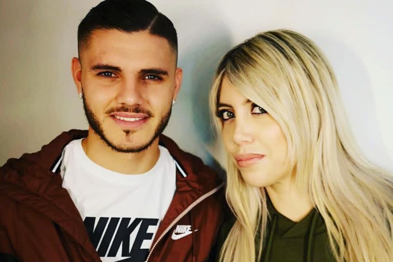 Wanda Nara y Mauro Icardi (Foto: Instagram/@mauroicardi)