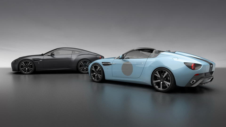 <em>圖 / 為慶祝經典跑車DB4 GT Zagato問市50週年，Aston Martin與Zagato Milano合作打造紀念款跑車-Vantage V12 Zagato。</em>
