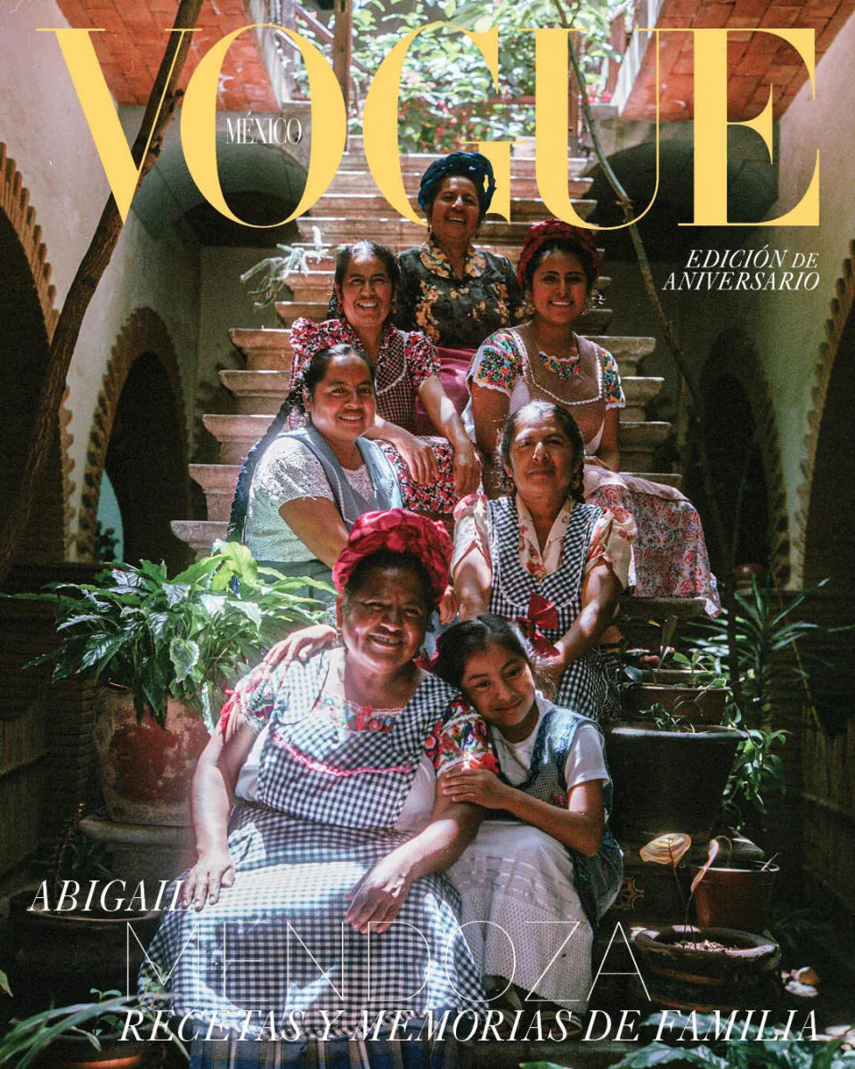 Cocinera Abigail Mendoza en la portada de revista Vogue