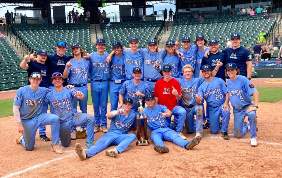 Rock Hill Post 34 defeated Camden for an American Legion baseball championship on Saturday, July 30, 2022.