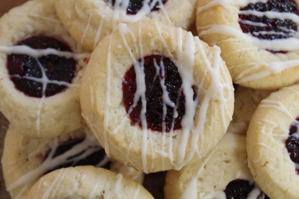 Raspberry Thumbprints Cookie are on the menu at Wright's Dairy Farm & Bakery in North Smithfield.