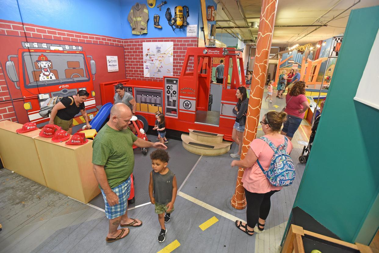 The firefighting exhibit has been a popular attraction at the Little Buckeye Children's Museum, which will be changing its name to the Buckeye Imagination Museum.