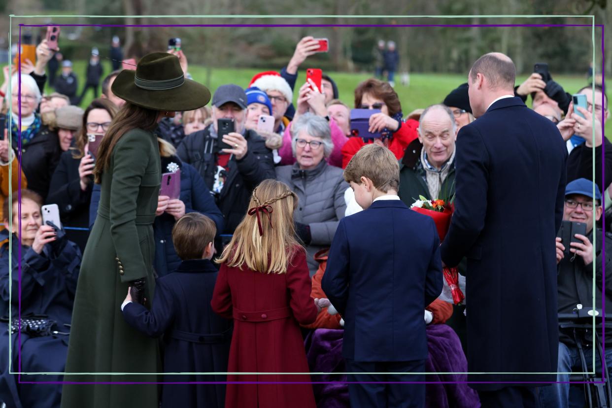  Kate Middleton, Prince William, Prince George, princess Charlotte and Prince Louis. 