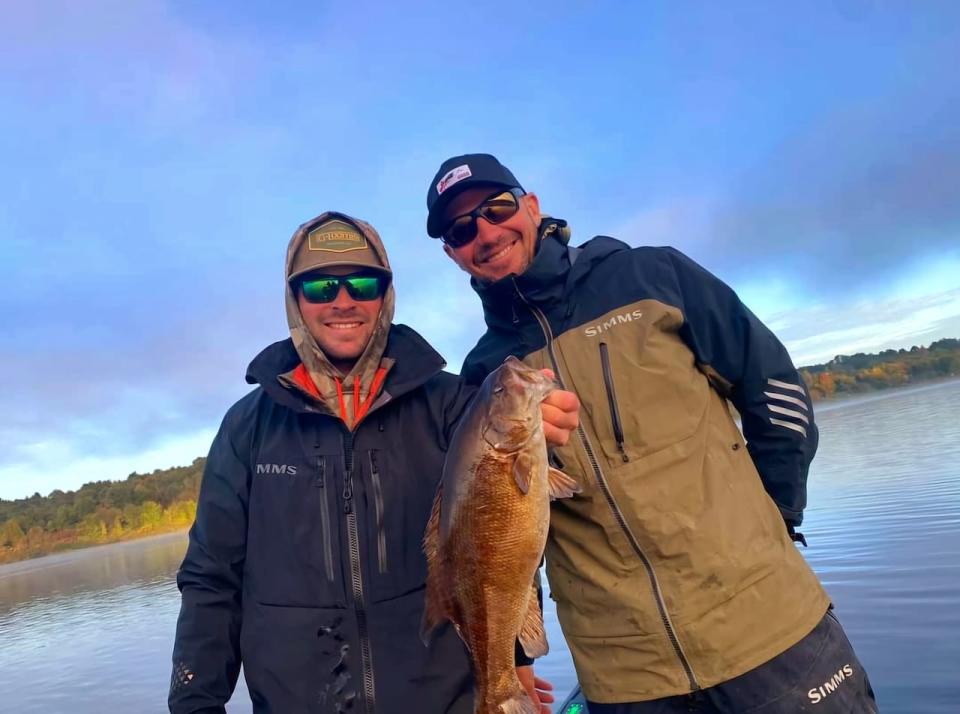 These are two members of Team Canada who fish professionally on the American bass circuit – Cooper Gallant, left, and Jeff Gustafson.