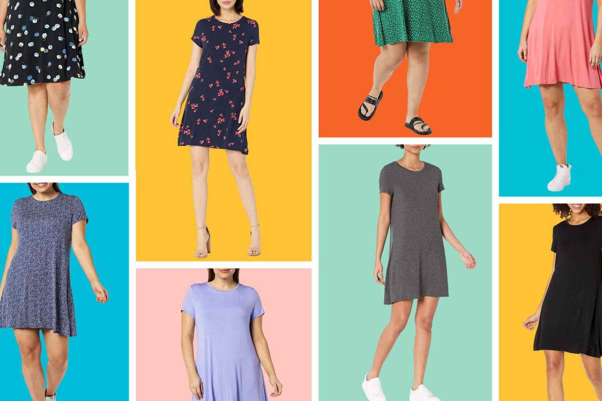 Amazon Shoppers Are Stocking Up on This Best-Selling T-Shirt Dress While It's on Sale for $12