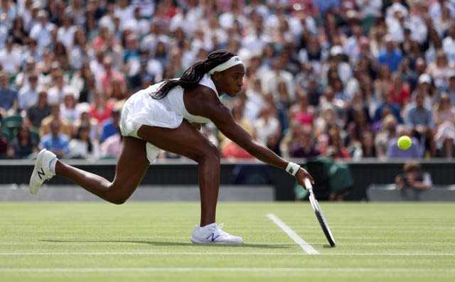 Coco Gauff, 17, is also into round four after the American beat Kaja Juvan on Saturday (Steven Paston/PA).