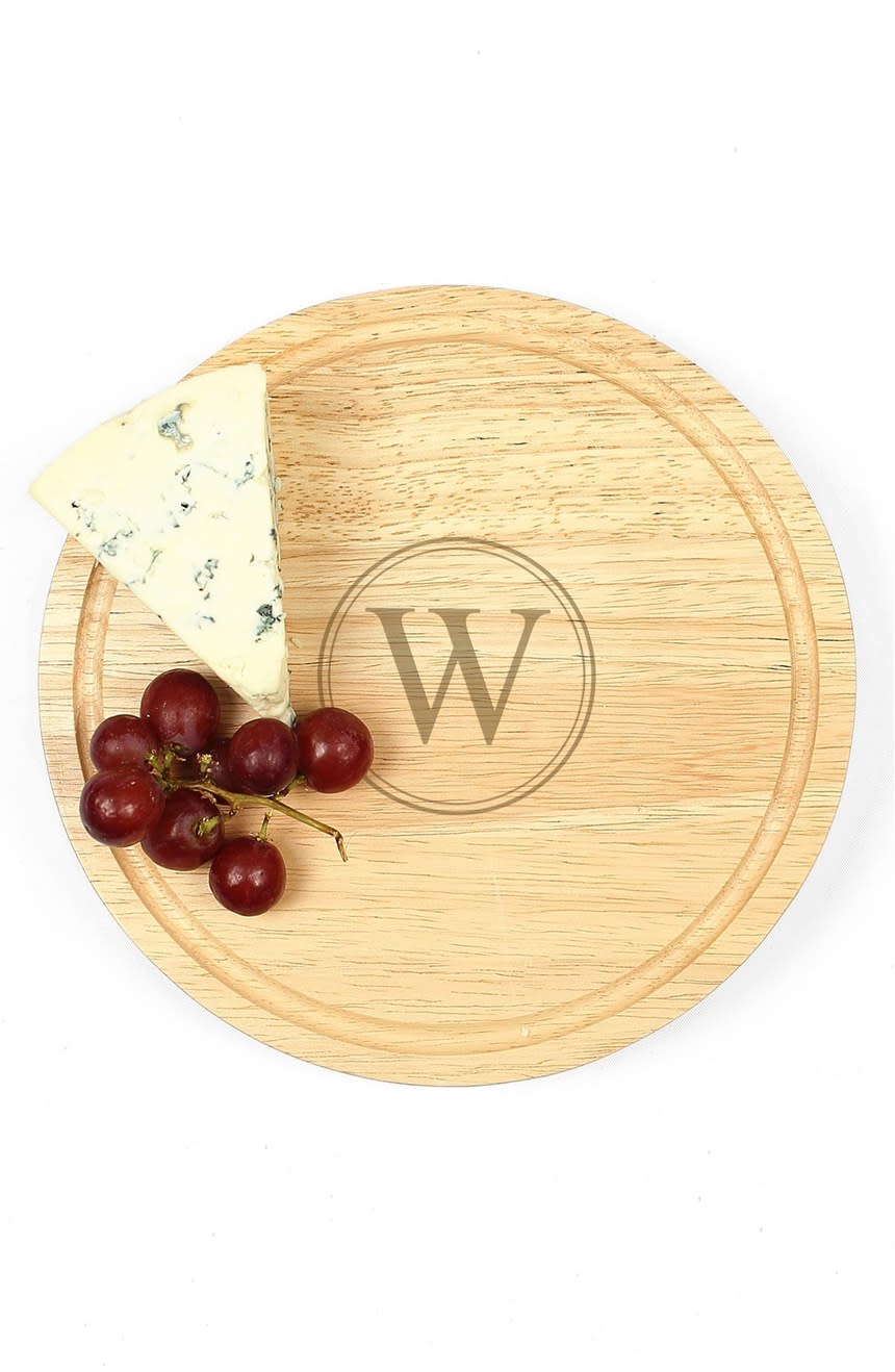 Monogram Cheese Board