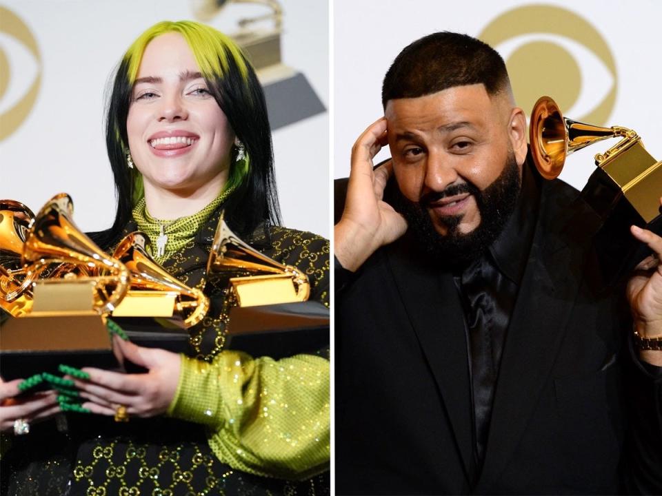 billie eilish dj khaled grammys