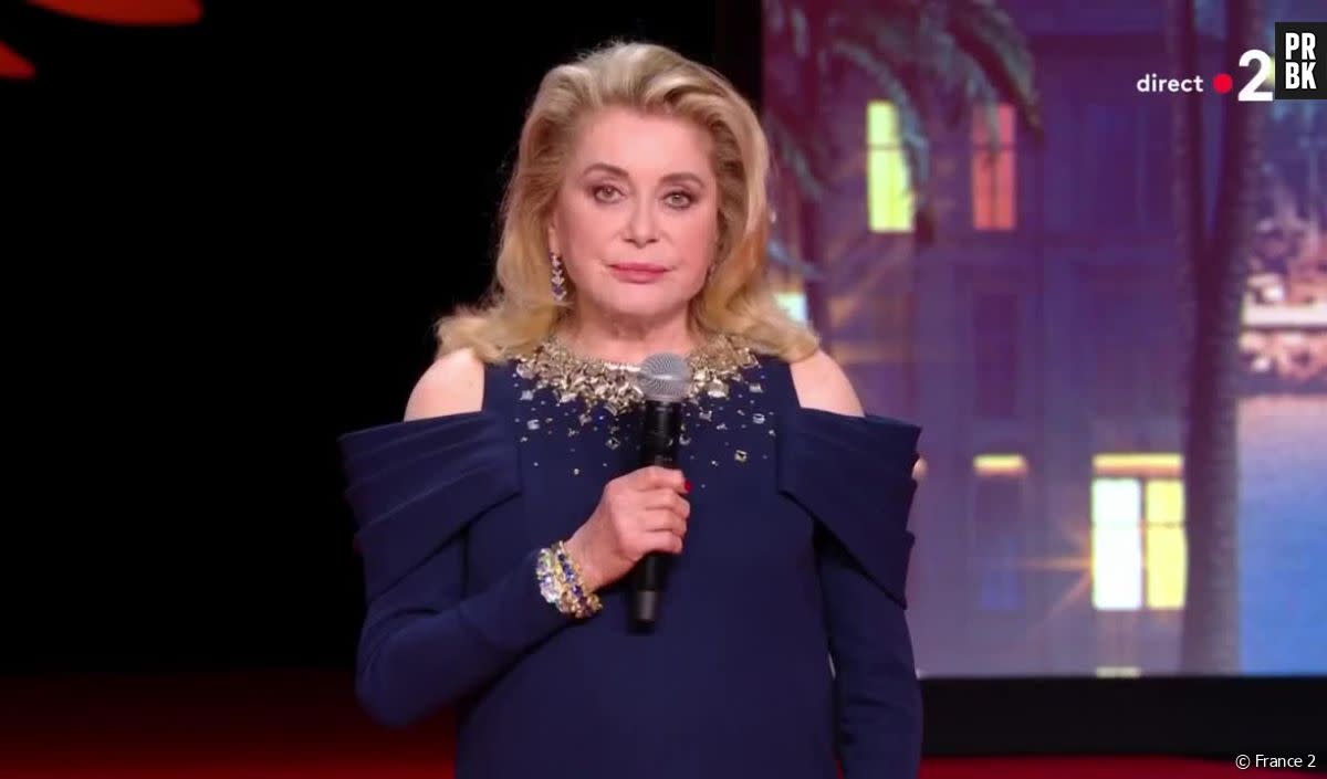 Catherine Deneuve oublie d'ouvrir le Festival de Cannes ce mardi 16 mai 2023 - France 2