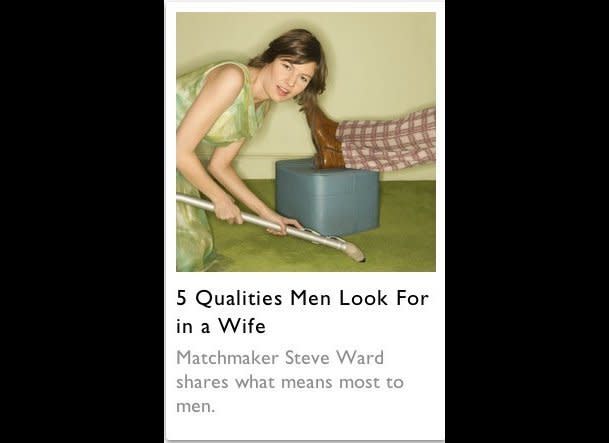 And there are <a href="http://magazine.foxnews.com/love/5-qualities-men-look-wife" target="_hplink">five personality traits</a> that every man looks for...