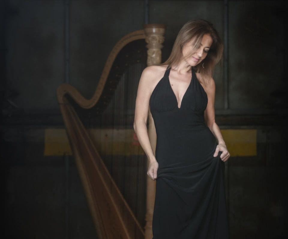 Giuseppina Ciarla is principal harpist for the Sarasota Opera.