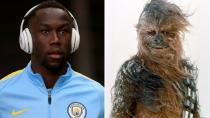 <p>Chewbacary Sagna – The former Man City defender and a hairy Wookie </p>