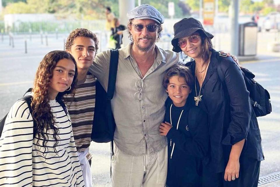 <p>Matthew McConaughey/Instagram</p> Matthew McConaughey and Camila Alves McConaughey