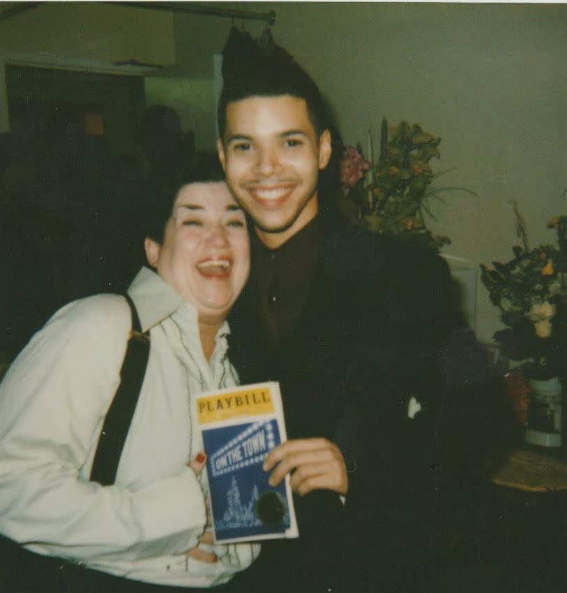 DeLaria with Wilson Cruz at "On The Town" in 1998.&nbsp; (Photo: Courtesy of Lea DeLaria)