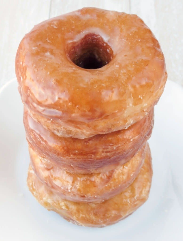 <strong>Get <a href="http://www.sprinklesomesugar.com/best-easiest-glazed-donuts/" target="_blank">The Best (And Easiest) Glazed Donuts recipe</a> from Sprinkle Some Sugar</strong>