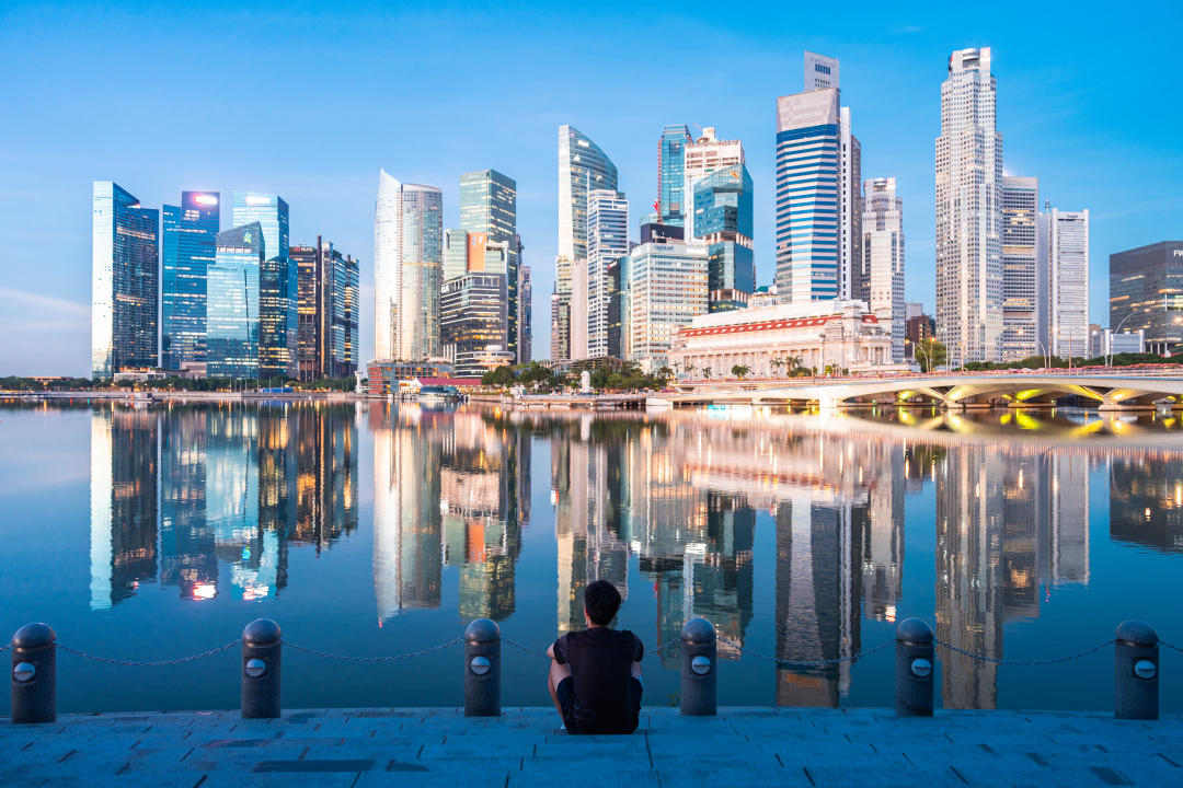 Urban skyline and skyscrapers in Marina Bay Singapore. (PHOTO: Getty)