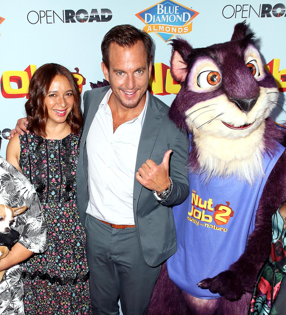 <p>Can you believe this guy? Arnett seemed to be asking that question about one of the characters from his new animated comedy with Maya Rudolph, <i>The Nut Job 2: Nutty by Nature</i>. (Photo: David Livingston/Getty Images) </p>