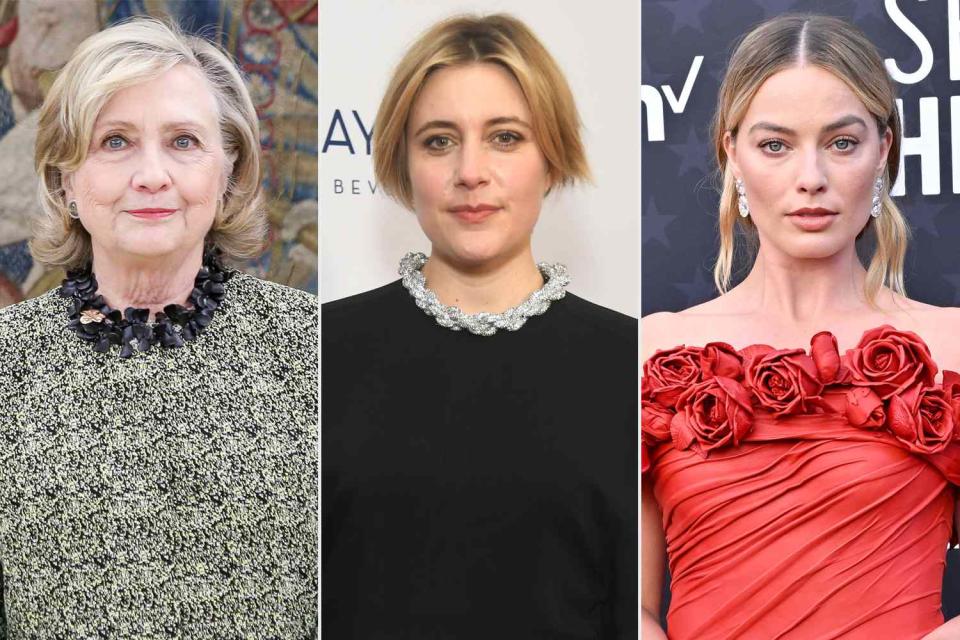 <p>Paolo Blocco/WireImage, Alberto E. Rodriguez/Getty, Axelle/Bauer-Griffin/FilmMagic</p> Hillary Rodham Clinton, Greta Gerwig and Margot Robbie