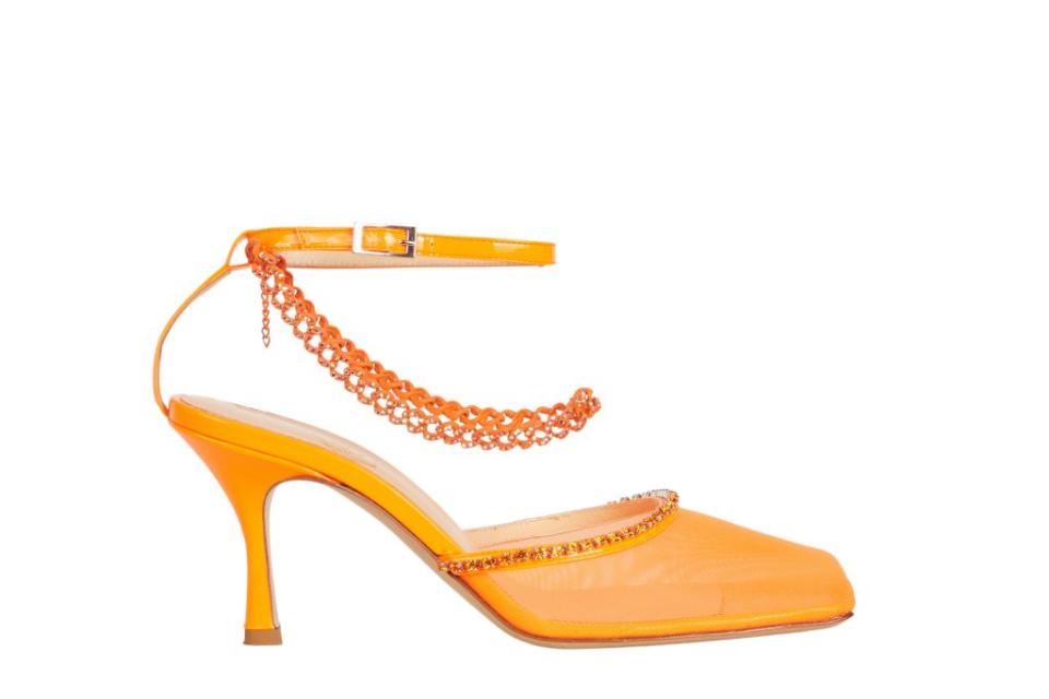 Nalebe’s orange mesh sandal. - Credit: Courtesy of Nalebe