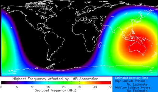 Strong solar flare sent blasting from Sun causing limited radio blackouts