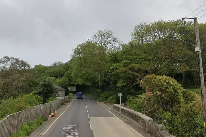 Street view of the A393