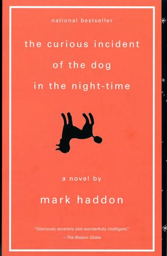 This is a copy of The Curious Incident of the Dog in the Night-time by Mark Haddon.  --- DATE TAKEN: rcd 05/04  No Byline  NoCredit        OWN   - USAT owns all rights    ORG XMIT: ZX20472