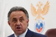 Russian Sports Minister Vitaly Mutko speaks during a news conference in Moscow, Russia, July 23, 2016. REUTERS/Sergei Karpukhin