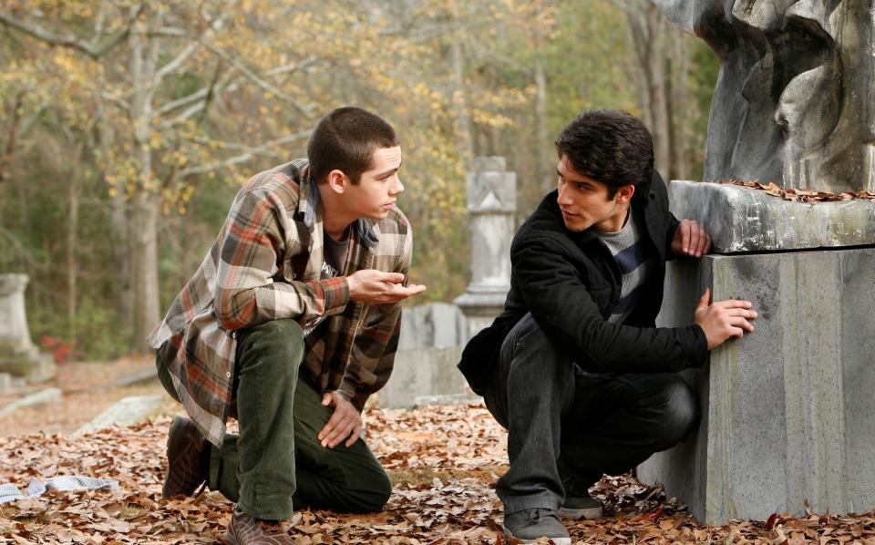 TEEN WOLF, (from left): Dylan O'Brien, Tyler Posey, (Season 2, 2012). photo: Quantrell D. Colbert / © MTV / Courtesy: Everett Collection