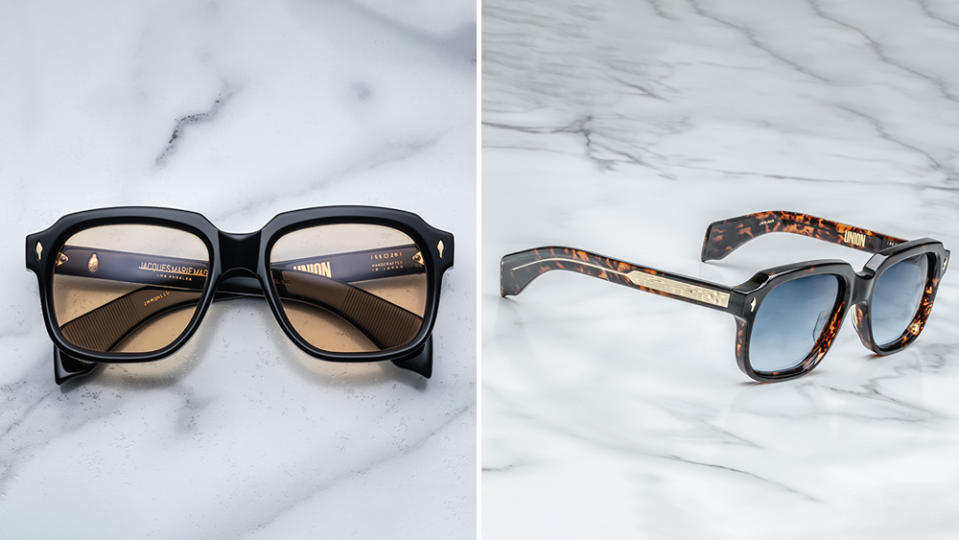 Jacques Marie Mage x Union Los Angeles eyewear collection Eclipse 2 and Agar colors