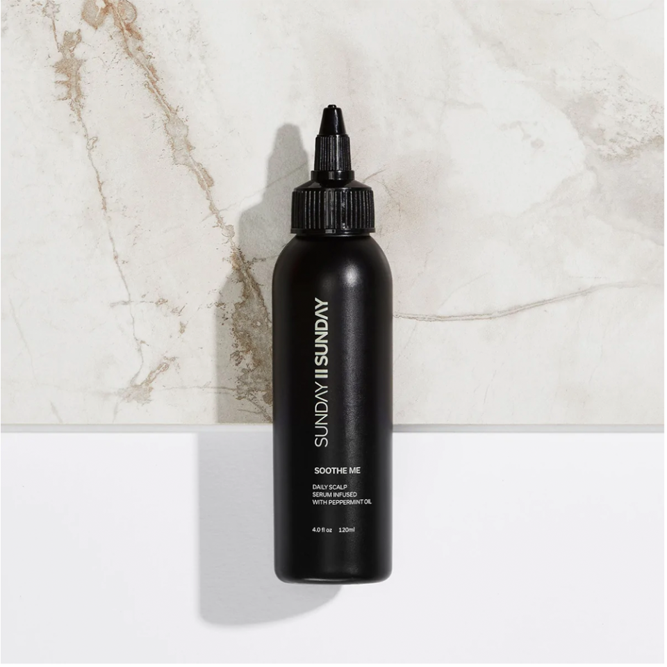 <p><strong>Sunday II Sunday</strong></p><p>mysunday2sunday.com</p><p><strong>$28.00</strong></p><p><a href="https://mysunday2sunday.com/products/soothe-me-daily-scalp-serum" rel="nofollow noopener" target="_blank" data-ylk="slk:Shop Now;elm:context_link;itc:0" class="link ">Shop Now</a></p><p>For the women who aren't afraid of sweating, Sunday II Sunday offers a range of products that are formulated to withstand sweat and exercise. This scalp serum uses cooling peppermint and the brand's Himalayan mushroom complex to help sooth an itching, dry scalp. </p>