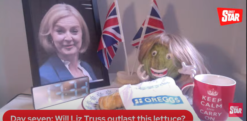 The lettuce defeated Liz Truss Thursday.