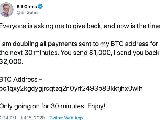 twitter bill gates crypto scam