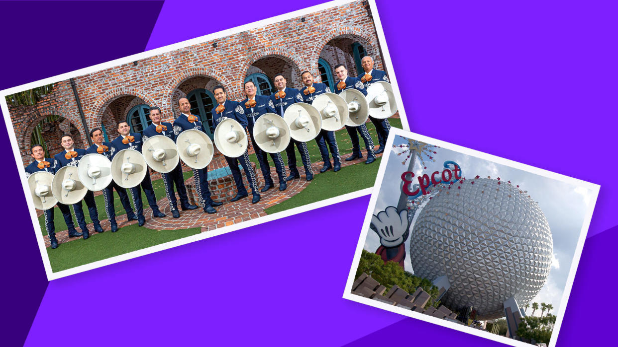 Mariachi Cobre has been playing Mexican music at Disney World's EPCOT since the park opened in 1982. (Photos: Mariachi Cobre; Getty)