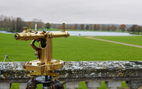 Far-seeing: theodolite at Woburn Abbey - Credit: Mark Ivkovic