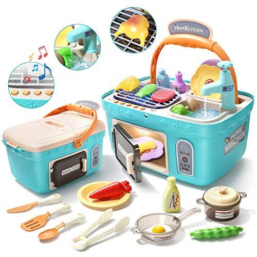 15) Portable Kitchen Playset