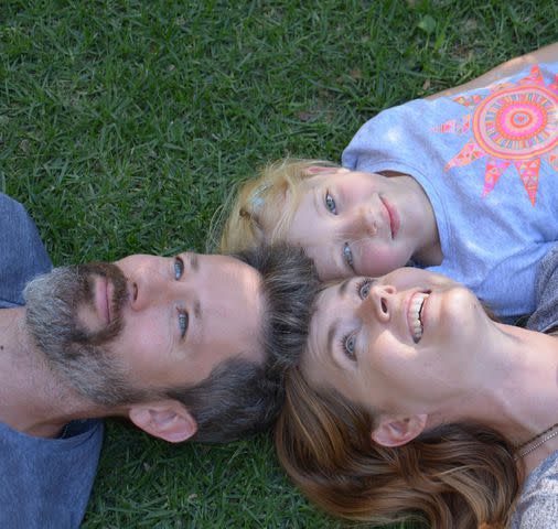 <p>Amy Adams Instagram</p> Amy Adams with her husband Darren Le Gallo, and their daughter, Aviana