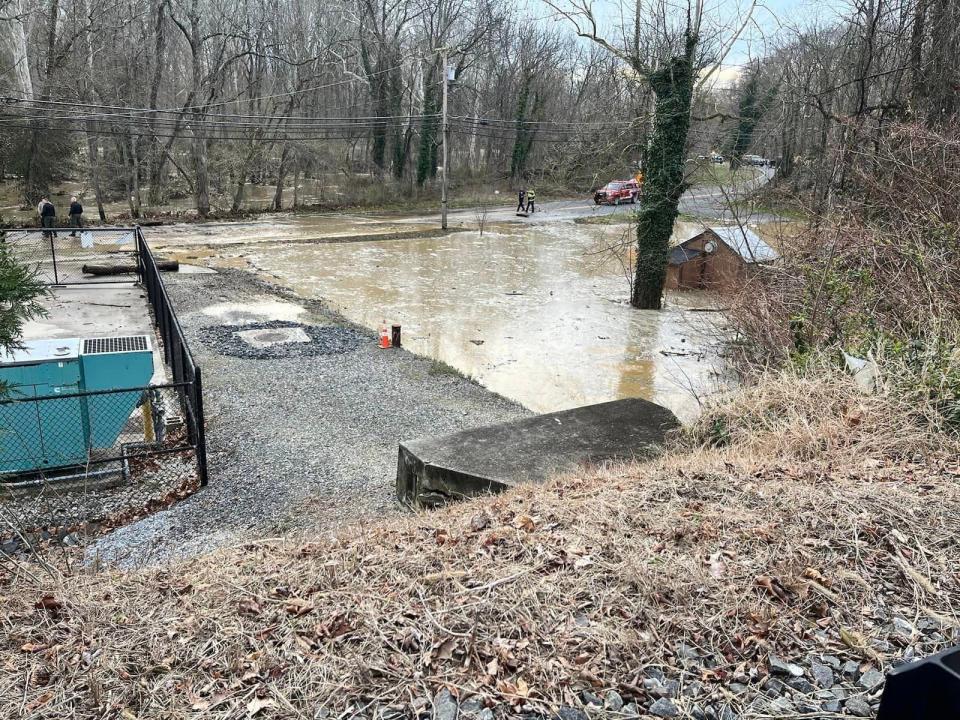 Gloucester County Emergency Management captured this flood aftermath in the Mullica Hill community of Harrison Township on Friday, March 15, 2024.