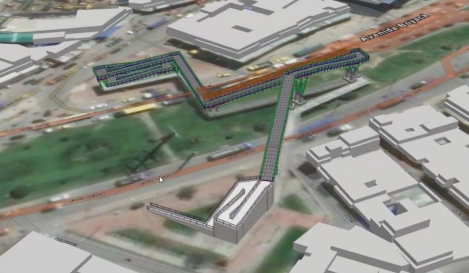 Esta es la solución BIM para los puentes peatonales de Bogotá. Foto: Interventoría MAB Ingeniería de Valor