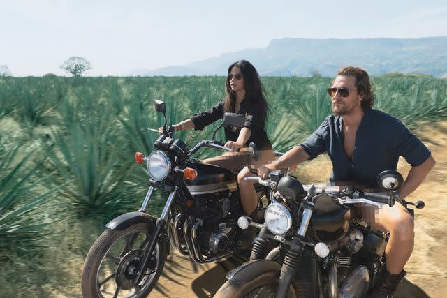 <p>Pantalones Organic Tequila</p> Matthew McConaughey and Camila McConaughey Announce New Pantalones Organic Tequila