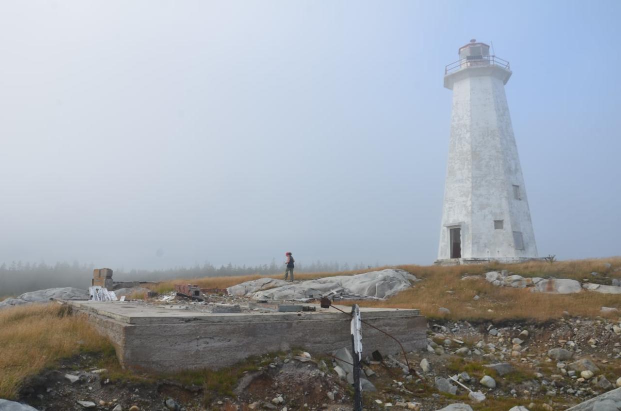 McNutts Island in Shelburne Harbour features the Cape Roseway lighthouse and a World War II gun battery at Fort McNutt. (Scott Osmond - image credit)