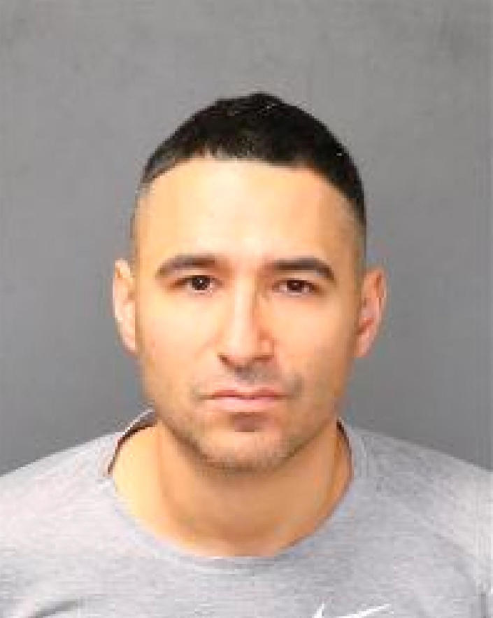 Solomon Pena is seen in a booking photo after his arrest in Albuquerque, New Mexico, January 17, 2023. / Credit: Metropolitan Detention Center via REUTERS