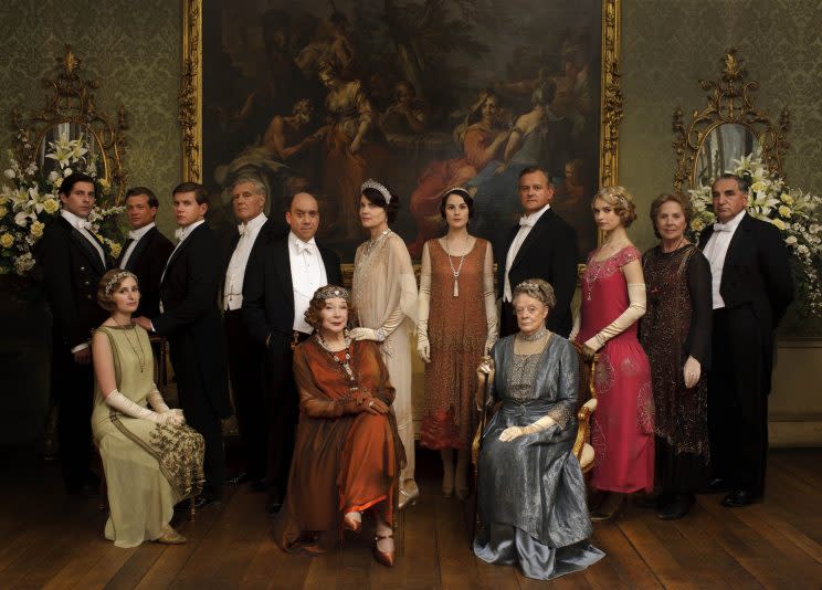 Script… Downton stars have one, but no start date for movie – Credit: ITV