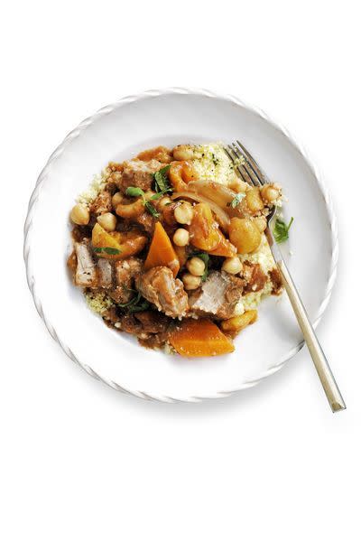 Pork, Carrot, and Chickpea Stew