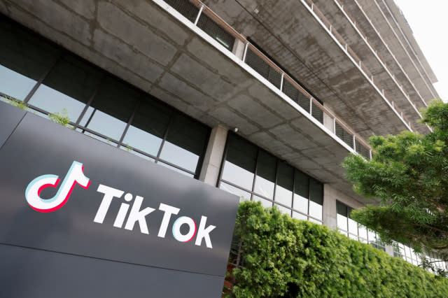 The U.S. head office of TikTok is shown in Culver City, California, U.S., September 15, 2020.   REUTERS/Mike Blake - RC28ZI9WNZD5