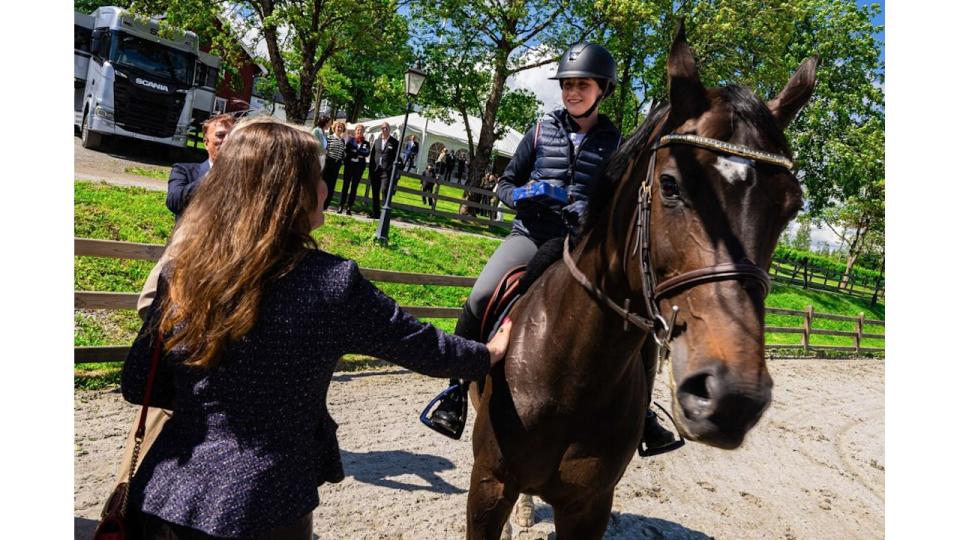 Princess Martha Louise of Norway's daughter Emma is a professional showjumper