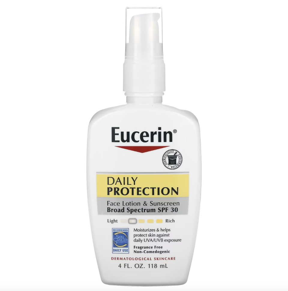  Eucerin, Daily Protection Face Lotion & Sunscreen, SPF 30. (PHOTO: iHerb)