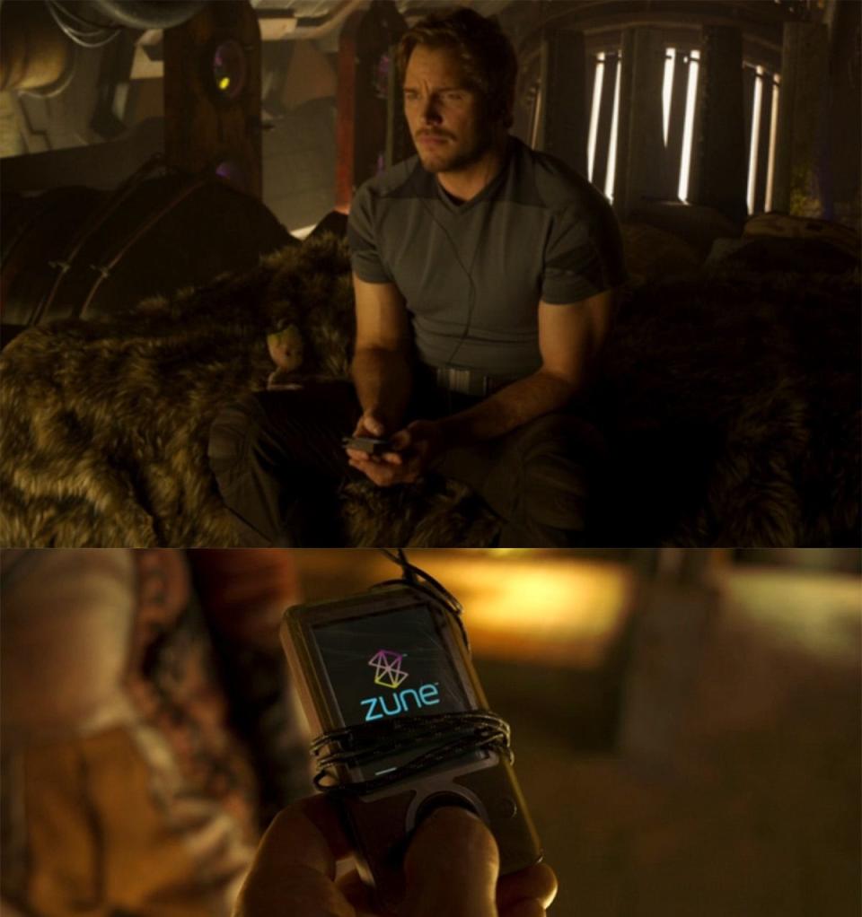 Peter Quill Zune in Guardians of the Galaxy Vol 2