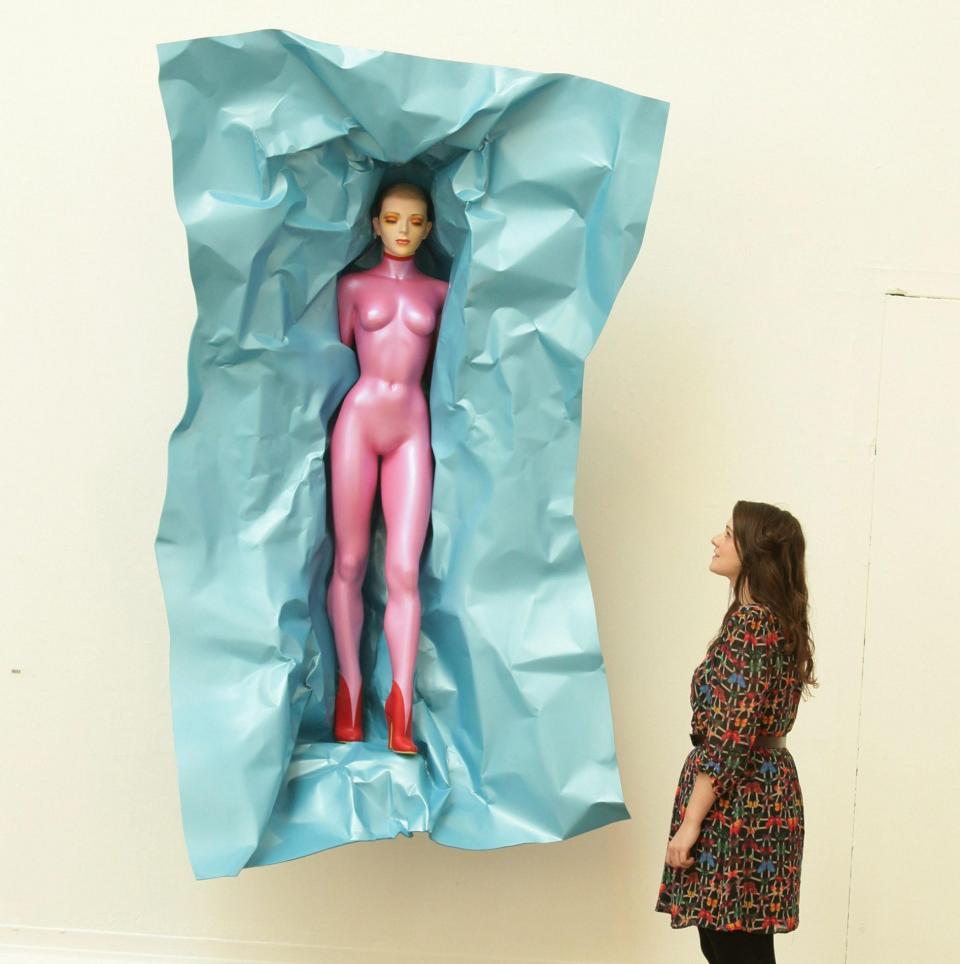 Allen Jones' contribution to the 2011 Summer Exhibition: 'Think Pink'
